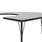 Correll Horseshoe Adjustable Height Activity Kids School Table, Melamine Laminate, Gray Granite AM6066-HOR-15 - alternate 6